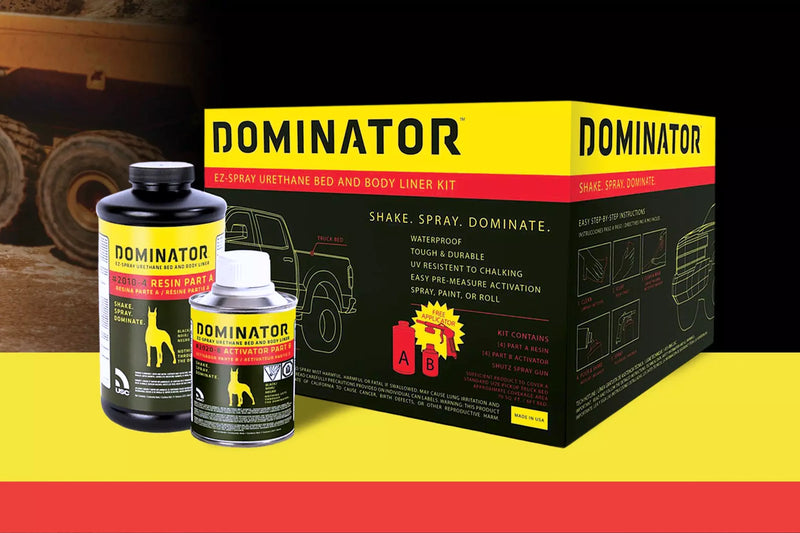 Dominator EZ-Spray Urethane Bed & Body Liner Kit